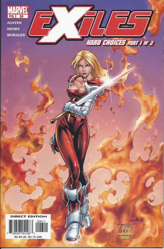 Exiles (Marvel) #26 (VF-NM), Comic Book, Back Issue, buy comic books online, online comic book store canada, sell comic books, online, comic websites, comic store,  vintige comic books, comic book store guelph, comic book store, comic book store near me, Long Box Silver's Comics 