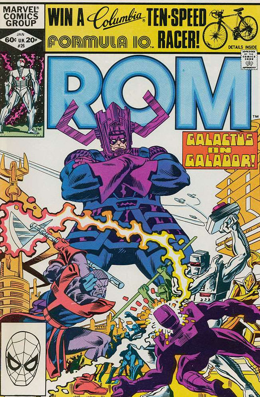 ROM #26, Marvel Comics, Comic Book, Back Issue, buy comics online, comic book store guelph, online comic book store, local comic shop, Long Box Silver's Comics