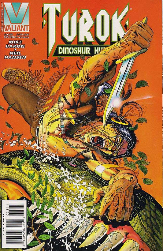 Turok, Dinosaur Hunter #28, Comic Book, Back Issue, buy comic books online, order comics online, marvel comics, sell comic books, online, comic websites, comic store,  vintige comic books, comic book store guelph, comic book store, comic book store near me, Long Box Silver's Comic Book Store