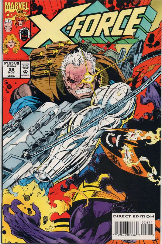 X-Force #28 (VF-NM), Comic Book, Back Issue, buy comic books online, online comic book store canada, sell comic books, online, comic websites, comic store,  vintige comic books, comic book store guelph, comic book store, comic book store near me, Long Box Silver's Comics 