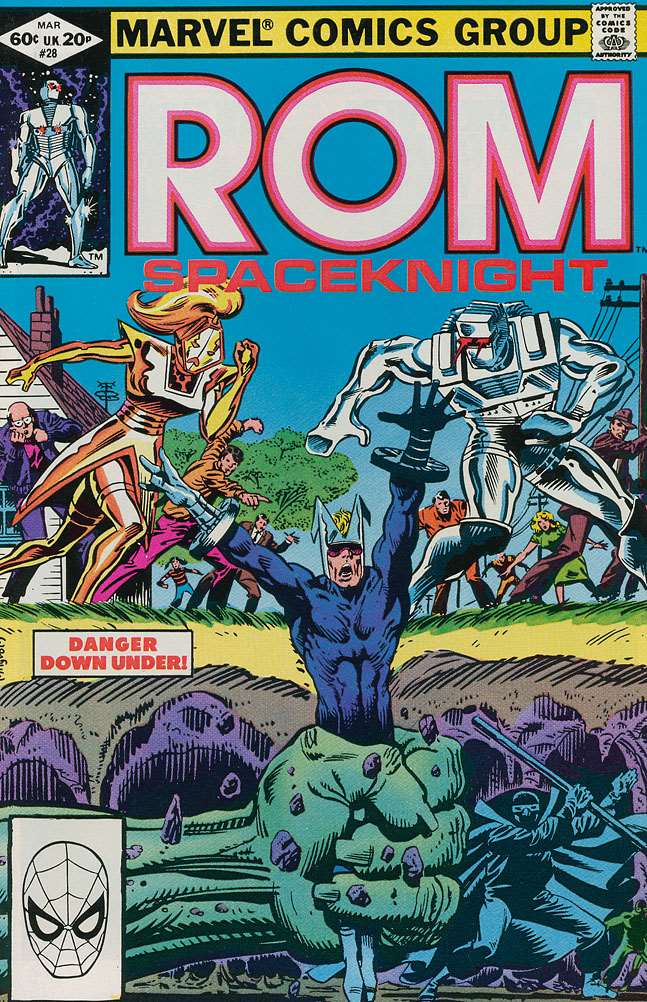 ROM #28, Marvel Comics, Comic Book, Back Issue, buy comics online, comic book store guelph, online comic book store, local comic shop, Long Box Silver's Comics