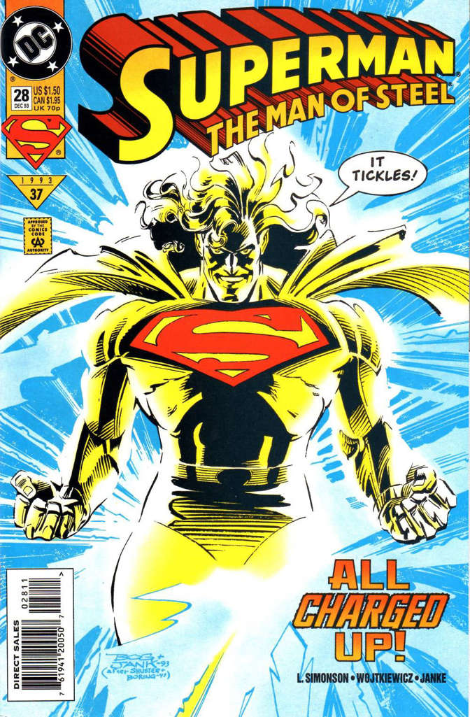 Superman: The Man of Steel #28 (VF-NM), Comic Book, Back Issue, buy comic books online, online comic book store canada, sell comic books, online, comic websites, comic store,  vintige comic books, comic book store guelph, comic book store, comic book store near me, Long Box Silver's Comics 