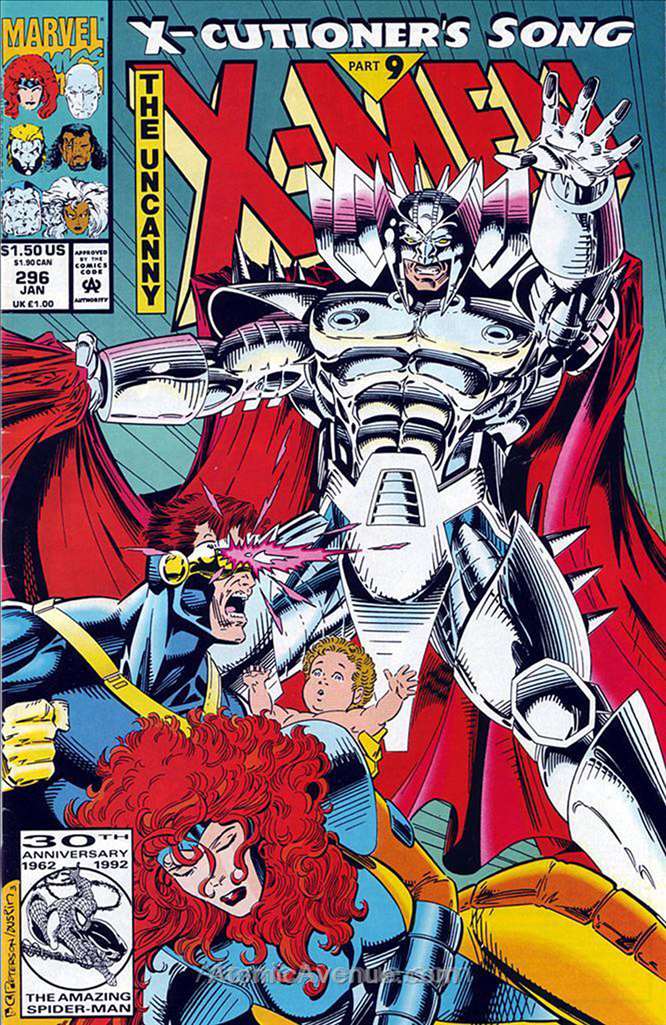 Uncanny X-Men, The #296 (VF-NM), Comic Book, Back Issue, buy comic books online, online comic book store canada, sell comic books, online, comic websites, comic store,  vintige comic books, comic book store guelph, comic book store, comic book store near me, Long Box Silver's Comics 