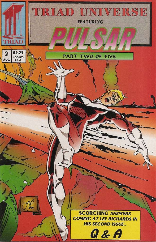 Triad Universe #2, Comic Book, Back Issue, buy comic books online, order comics online, marvel comics, sell comic books, online, comic websites, comic store,  vintige comic books, comic book store guelph, comic book store, comic book store near me, Long Box Silver's Comic Book Store