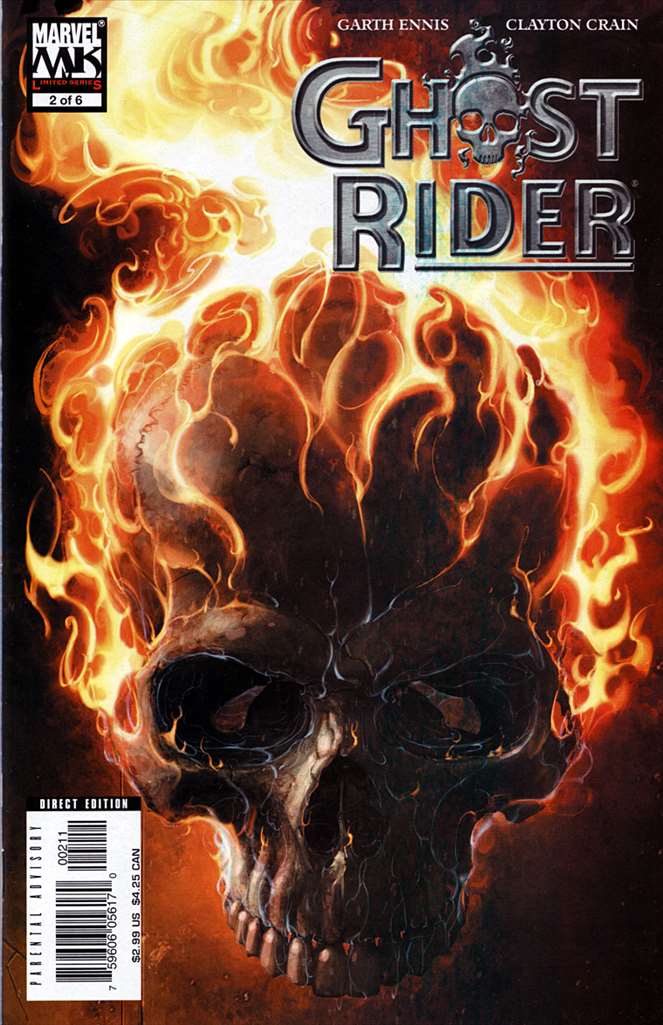 Ghost Rider (6th Series) #2, Comic Book, Back Issue, buy comics online, comic book store guelph, online comic book store, local comic shop, Long Box Silver's Comics