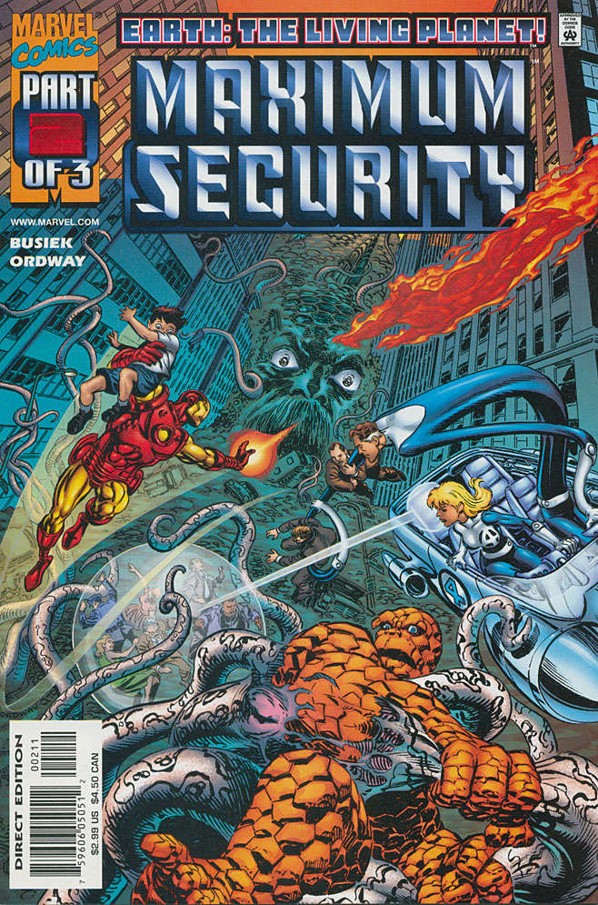 Maximum Security (Full miniseries #1-3 + Dangerous Planet One-shot) #1-3 (VF-NM)