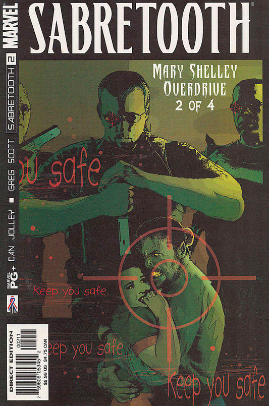 Sabretooth: Mary Shelley Overdrive #2 (VF-NM), Comic Book, Back Issue, buy comic books online, online comic book store canada, sell comic books, online, comic websites, comic store,  vintige comic books, comic book store guelph, comic book store, comic book store near me, Long Box Silver's Comics 