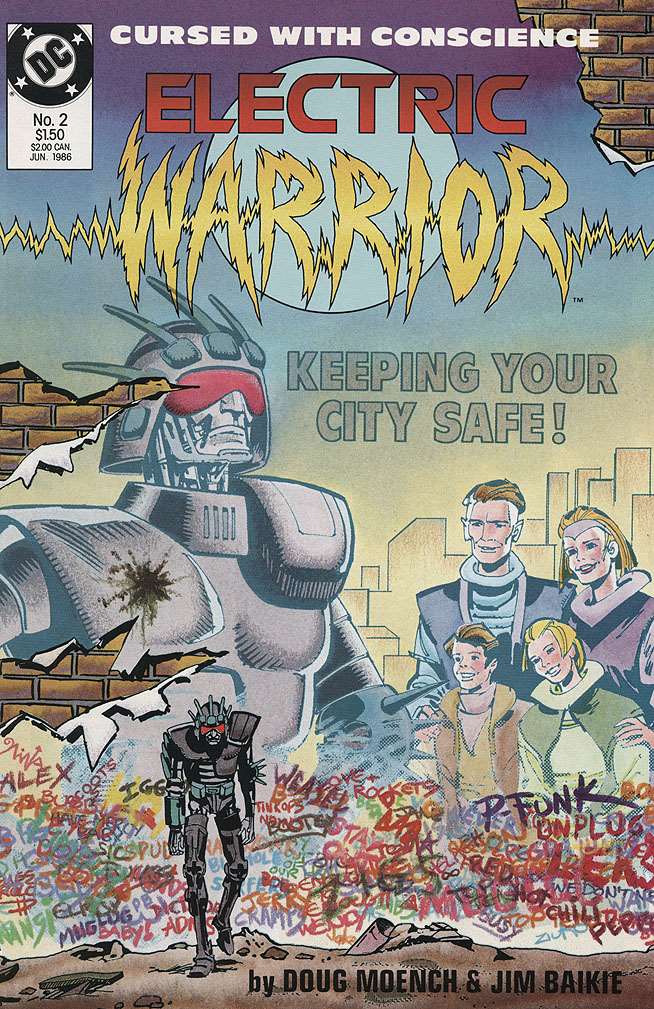 Electric Warrior #2, Comic Book, Back Issue, buy comic books online, order comics online, marvel comics, sell comic books, online, comic websites, comic store,  vintige comic books, comic book store guelph, comic book store, comic book store near me, Long Box Silver's Comic Book Store