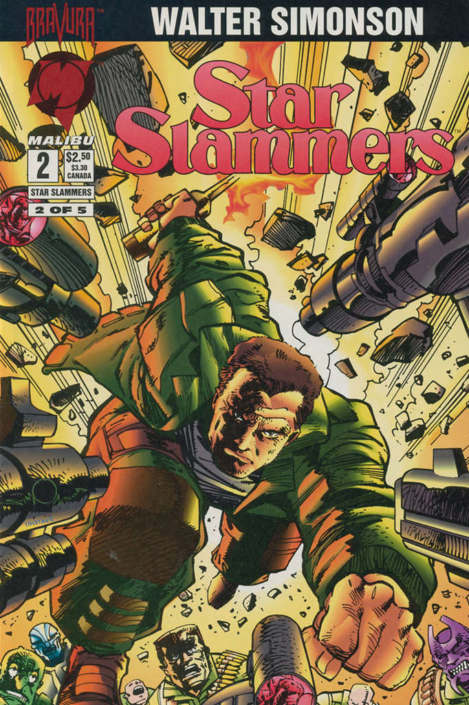 Star Slammers (Malibu)(Set #1-3) #1-3 (VF-NM)