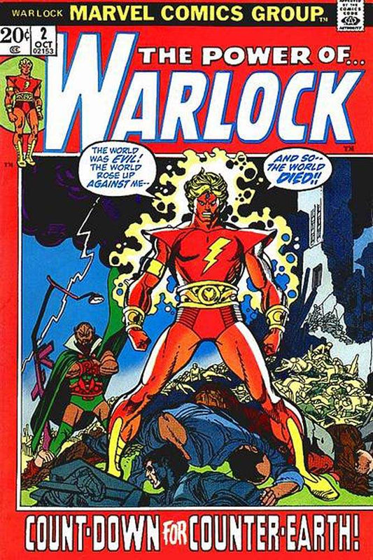 Warlock (1st Series) #2, Comic Book, Back Issue, buy comic books online, order comics online, marvel comics, sell comic books, online, comic websites, comic store,  vintige comic books, comic book store guelph, comic book store, comic book store near me, Long Box Silver's Comic Book Store