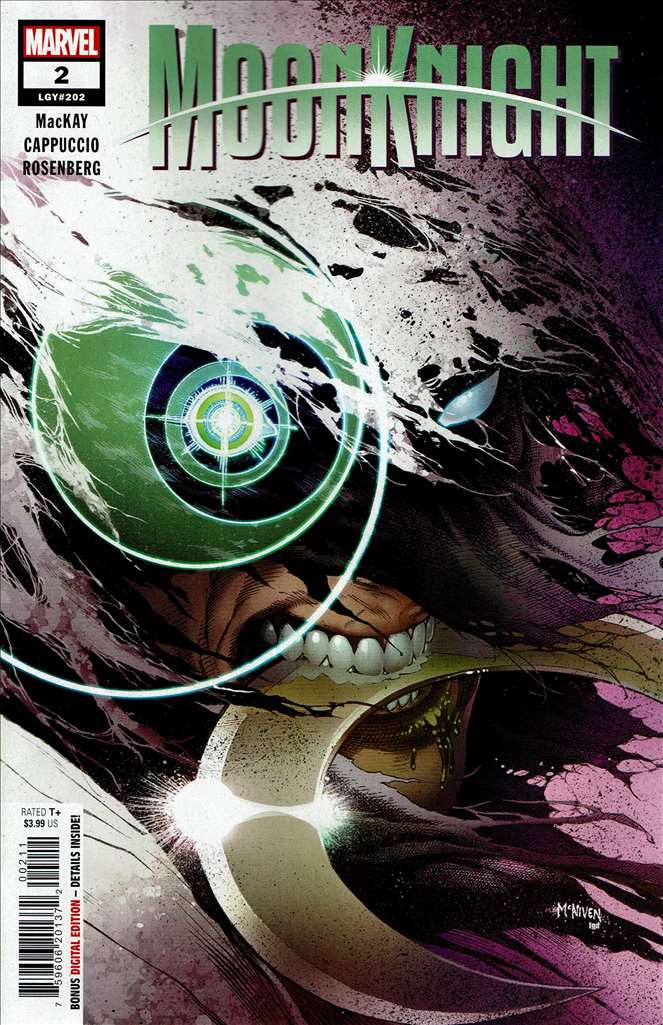 Moon Knight (9th Series) #2, Comic Book, Back Issue, buy comic books online, order comics online, marvel comics, sell comic books, online, comic websites, comic store,  vintige comic books, comic book store guelph, comic book store, comic book store near me, Long Box Silver's Comic Book Store