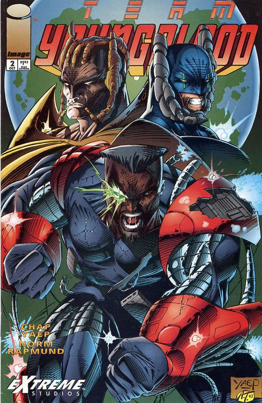 Team Youngblood #2 Very Fine to Near Mint, Comic Book, Back Issue, buy comic books online, online comic book store canada, sell comic books, online, comic websites, comic store,  vintige comic books, comic book store guelph, comic book store, comic book store near me, Long Box Silver's Comics 