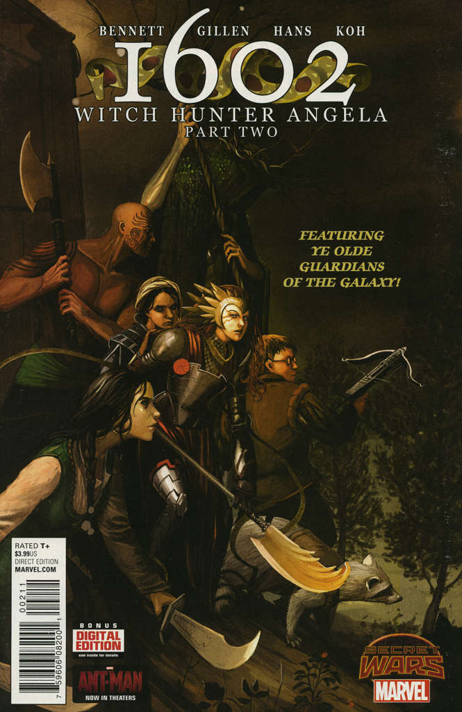 1602 Witch Hunter Angela (Full mini-series set #1-4) #1-4 (VF-NM)
