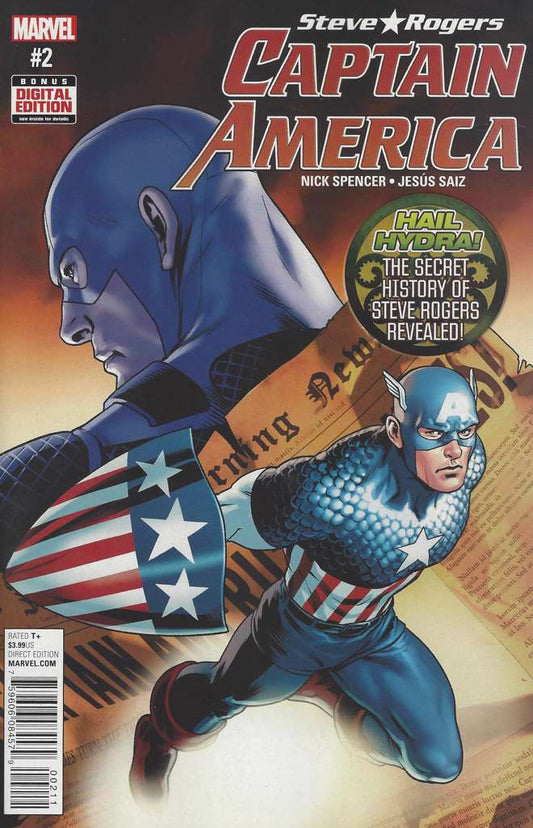 Captain America: Steve Rogers #2 (VF-NM), Comic Book, buy comic books online, online comic book store canada, sell comic books, online, comic websites, comic store,  vintige comic books, comic book store guelph, comic book store,  Long Box Silver's Comics 