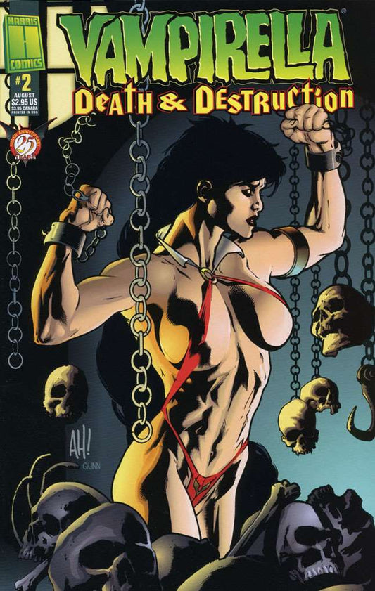 Vampirella: Death & Destruction #2 Very Fine to Near Mint, Comic Book, Back Issue, buy comic books online, online comic book store canada, sell comic books, online, comic websites, comic store,  vintige comic books, comic book store guelph, comic book store, comic book store near me, Long Box Silver's Comics 