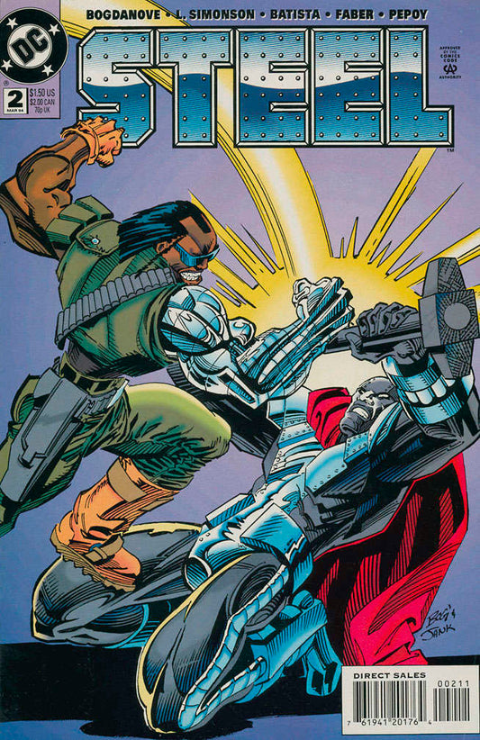 Steel #2 (VF-NM), Comic Book, buy comic books online, online comic book store canada, sell comic books, online, comic websites, comic store,  vintige comic books, comic book store guelph, comic book store,  Long Box Silver's Comics 