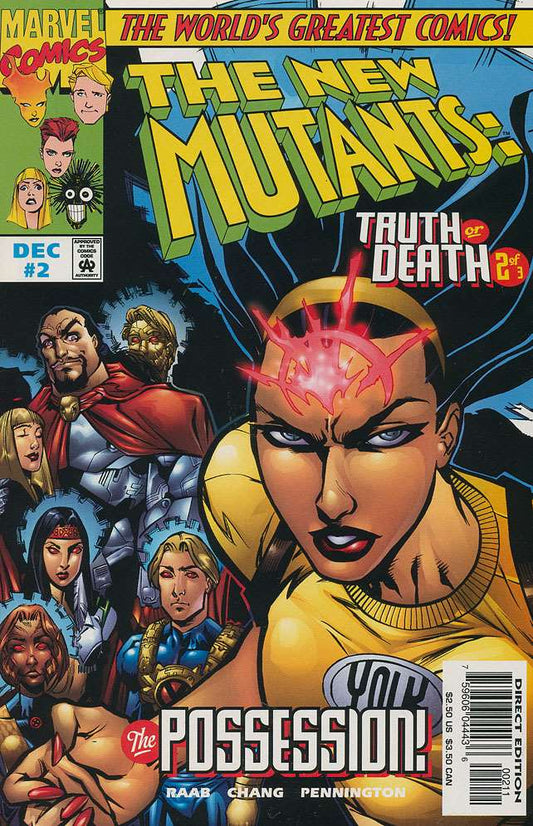 The New Mutants: Truth or Death #2, Comic Book, Back Issue, buy comics online, comic book store guelph, online comic book store, local comic shop, Long Box Silver's Comics