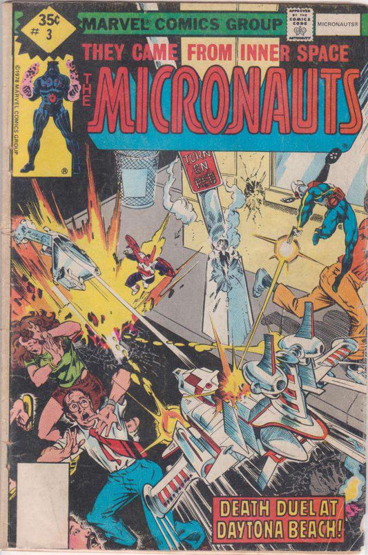 Micronauts (Vol. 1) #3 (VF), Comic Book, buy comic books online, online comic book store canada, sell comic books, online, comic websites, comic store,  vintige comic books, comic book store guelph, comic book store,  Long Box Silver's Comics 