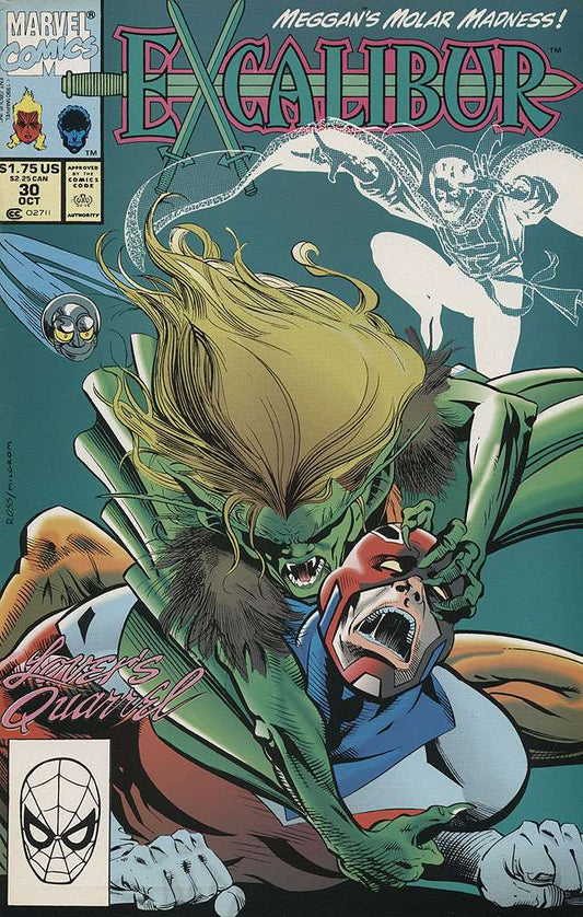 Excalibur #30, Comic Book, Back Issue, buy comic books online, order comics online, marvel comics, sell comic books, online, comic websites, comic store,  vintige comic books, comic book store guelph, comic book store, comic book store near me, Long Box Silver's Comic Book Store