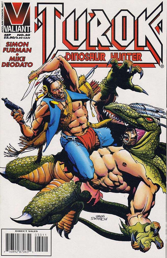 Turok, Dinosaur Hunter #30, Comic Book, Back Issue, buy comic books online, order comics online, marvel comics, sell comic books, online, comic websites, comic store,  vintige comic books, comic book store guelph, comic book store, comic book store near me, Long Box Silver's Comic Book Store