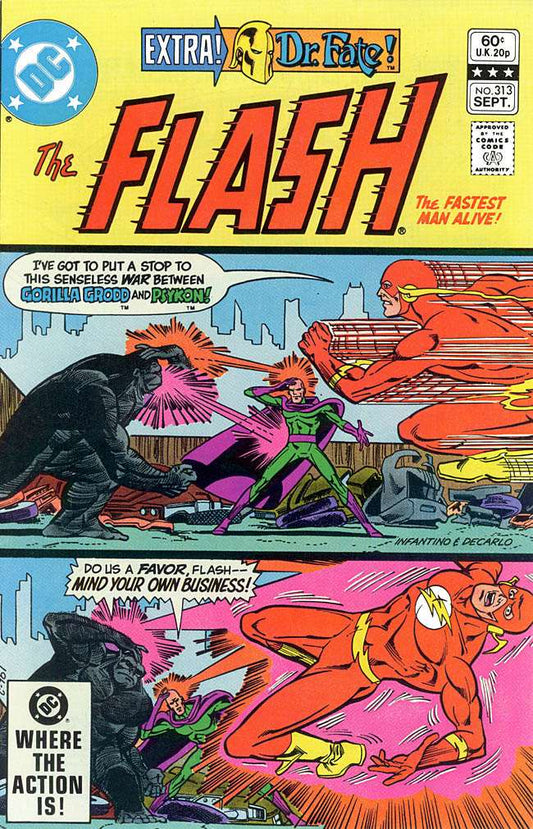 Flash, The (1st Series) #313, Comic Book, Back Issue, buy comics online, comic book store guelph, online comic book store, local comic shop, Long Box Silver's Comics