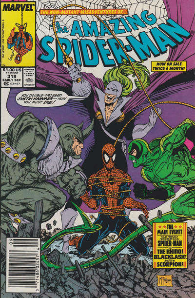 Amazing Spider-Man, The #319/NS (VF-NM), Comic Book, buy comic books online, online comic book store canada, sell comic books, online, comic websites, comic store,  vintige comic books, comic book store guelph, comic book store,  Long Box Silver's Comics 
