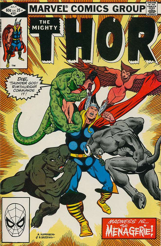 The Mighty Thor #321, Comic Book, Back Issue, buy comic books online, order comics online, marvel comics, sell comic books, online, comic websites, comic store,  vintige comic books, comic book store guelph, comic book store, comic book store near me, Long Box Silver's Comic Book Store