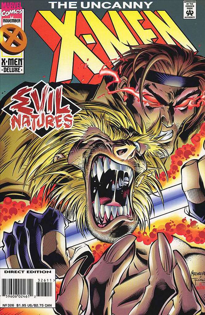 Uncanny X-Men, The #326 (VF-NM), Comic Book, Back Issue, buy comic books online, online comic book store canada, sell comic books, online, comic websites, comic store,  vintige comic books, comic book store guelph, comic book store, comic book store near me, Long Box Silver's Comics 