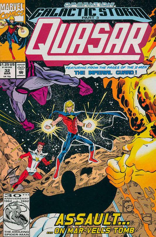 Quasar #32 (VF-NM), Comic Book, Back Issue, buy comic books online, online comic book store canada, sell comic books, online, comic websites, comic store,  vintige comic books, comic book store guelph, comic book store, comic book store near me, Long Box Silver's Comics 
