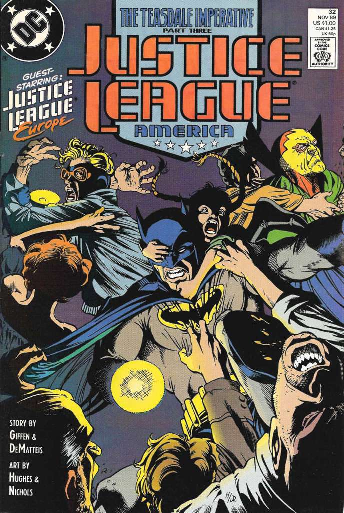 Justice League America #32 (VF-NM), Comic Book, buy comic books online, online comic book store canada, sell comic books, online, comic websites, comic store,  vintige comic books, comic book store guelph, comic book store,  Long Box Silver's Comics 