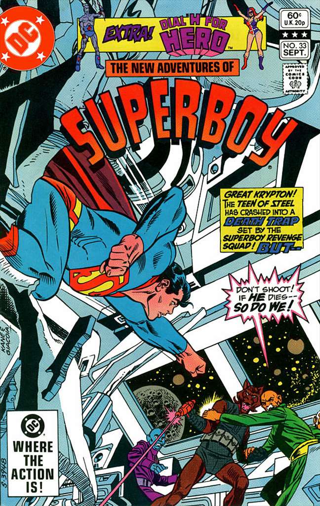 New Adventures of Superboy, The #33, Comic Book, Back Issue, buy comics online, comic book store guelph, online comic book store, local comic shop, Long Box Silver's Comics