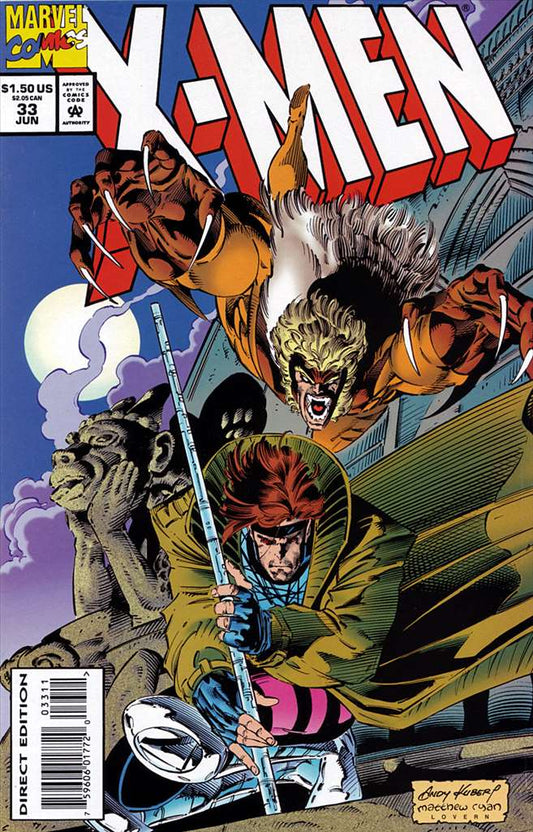 X-Men (2nd Series) #33 Very Fine to Near Mint, Comic Book, Back Issue, buy comic books online, online comic book store canada, sell comic books, online, comic websites, comic store,  vintige comic books, comic book store guelph, comic book store, comic book store near me, Long Box Silver's Comics 