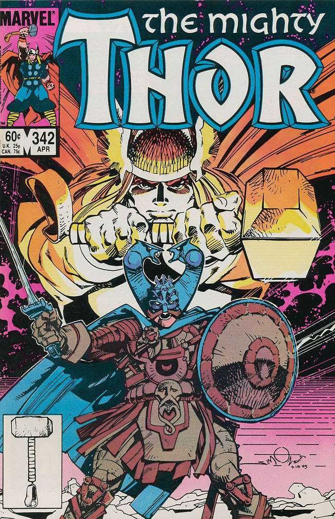 Thor #342, Comic Book, Back Issue, buy comics online, comic book store guelph, online comic book store, local comic shop, Long Box Silver's Comics