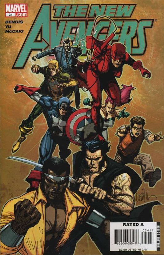 New Avengers (VF-NM) #34, Comic Book, Back Issue, buy comic books online, order comics online, marvel comics, sell comic books, online, comic websites, comic store,  vintige comic books, comic book store guelph, comic book store, comic book store near me, Long Box Silver's Comic Book Store