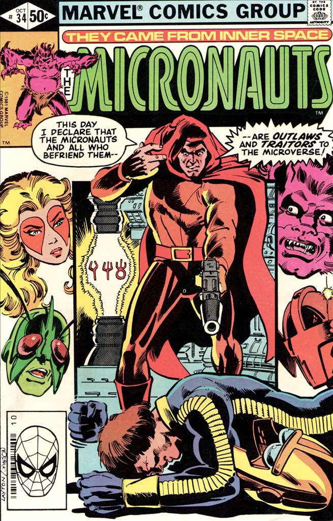 Micronauts (Vol. 1) #34, Comic Book, Back Issue, buy comics online, comic book store guelph, online comic book store, local comic shop, Long Box Silver's Comics