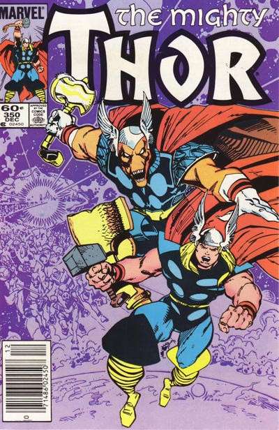 The Mighty Thor (Newsstand) #350/NS, Comic Book, Back Issue, buy comic books online, order comics online, marvel comics, sell comic books, online, comic websites, comic store,  vintige comic books, comic book store guelph, comic book store, comic book store near me, Long Box Silver's Comic Book Store