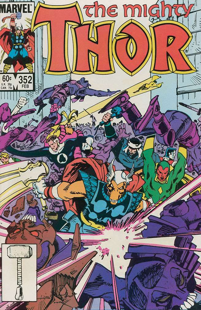 The Mighty Thor #352, Comic Book, Back Issue, buy comic books online, order comics online, marvel comics, sell comic books, online, comic websites, comic store,  vintige comic books, comic book store guelph, comic book store, comic book store near me, Long Box Silver's Comic Book Store