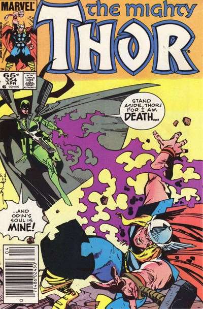 The Mighty Thor (Newsstand) #354/NS, Comic Book, Back Issue, buy comic books online, order comics online, marvel comics, sell comic books, online, comic websites, comic store,  vintige comic books, comic book store guelph, comic book store, comic book store near me, Long Box Silver's Comic Book Store