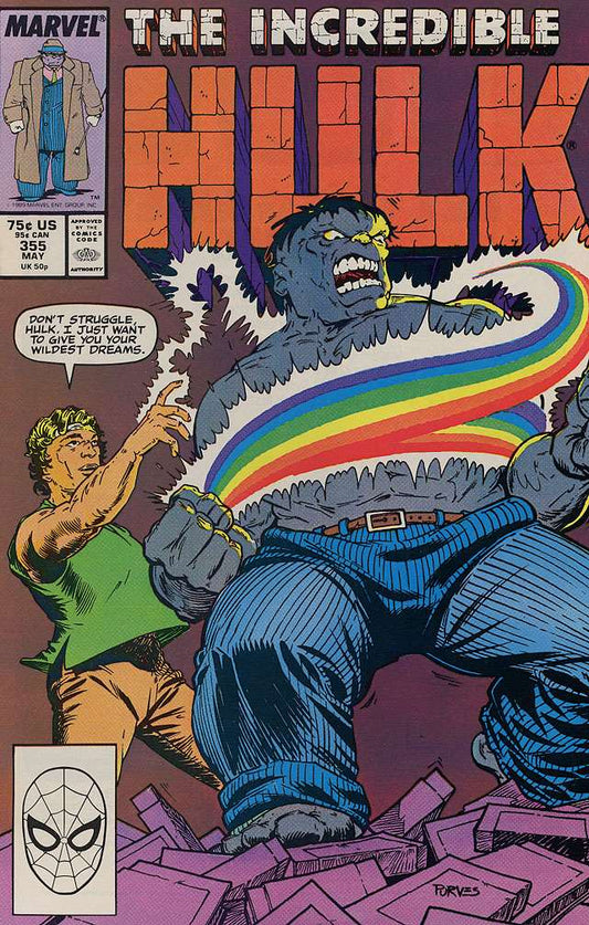 Incredible Hulk, The #355, Comic Book, Back Issue, buy comics online, comic book store guelph, online comic book store, local comic shop, Long Box Silver's Comics