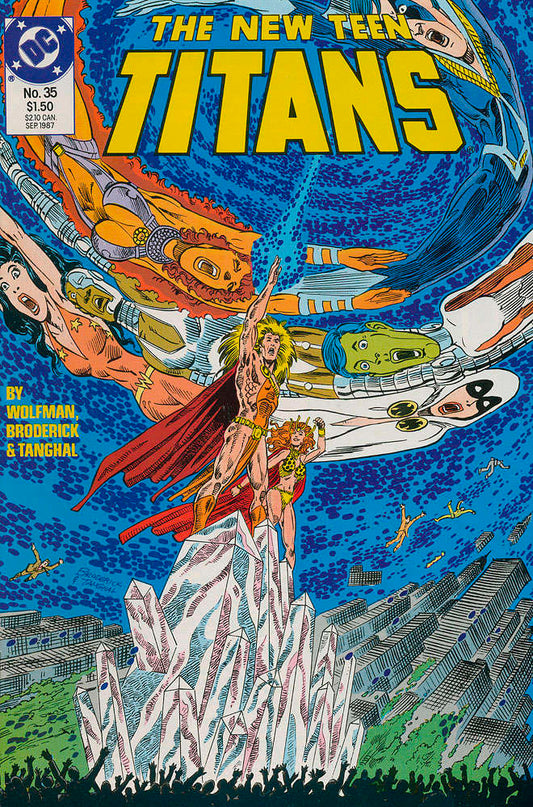 New Teen Titans, The (2nd Series) #35 (VF-NM), Comic Book, Back Issue, buy comic books online, online comic book store canada, sell comic books, online, comic websites, comic store,  vintige comic books, comic book store guelph, comic book store, comic book store near me, Long Box Silver's Comics 