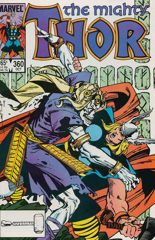 The Mighty Thor (Newsstand)(Fine) #360/NS, Comic Book, Back Issue, buy comic books online, order comics online, marvel comics, sell comic books, online, comic websites, comic store,  vintige comic books, comic book store guelph, comic book store, comic book store near me, Long Box Silver's Comic Book Store