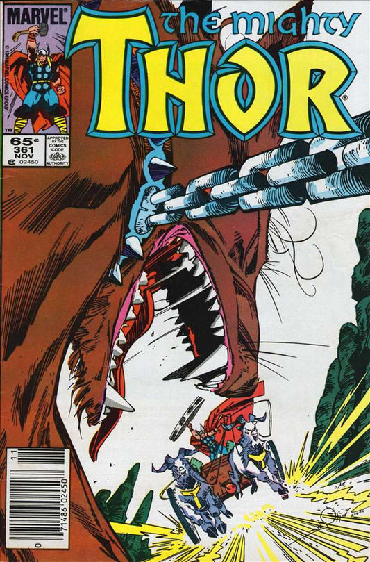 The Mighty Thor (Newsstand) #361/NS, Comic Book, Back Issue, buy comic books online, order comics online, marvel comics, sell comic books, online, comic websites, comic store,  vintige comic books, comic book store guelph, comic book store, comic book store near me, Long Box Silver's Comic Book Store