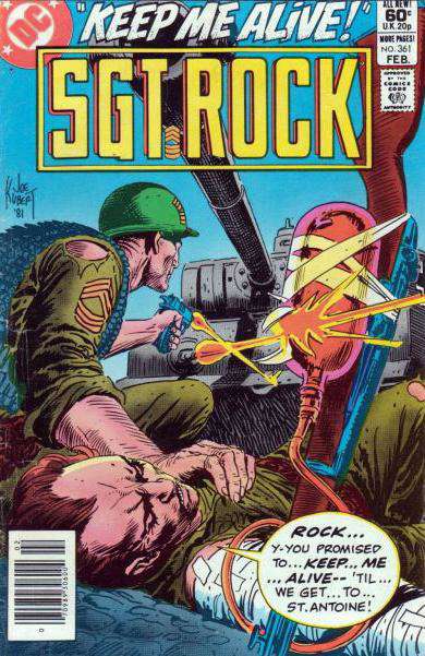 Sgt. Rock #361/NS (F), Comic Book, buy comic books online, online comic book store canada, sell comic books, online, comic websites, comic store,  vintige comic books, comic book store guelph, comic book store,  Long Box Silver's Comics 