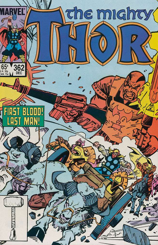 The Mighty Thor (Newsstand) #362/NS, Comic Book, Back Issue, buy comic books online, order comics online, marvel comics, sell comic books, online, comic websites, comic store,  vintige comic books, comic book store guelph, comic book store, comic book store near me, Long Box Silver's Comic Book Store