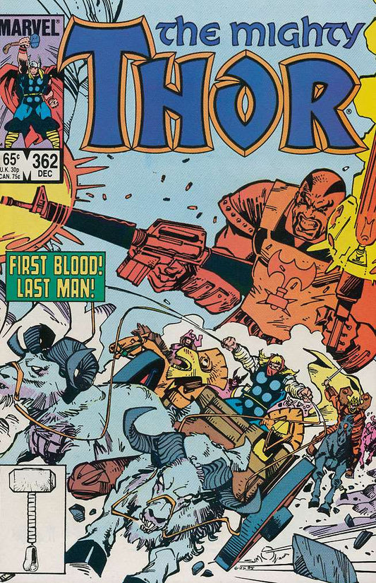 The Mighty Thor (Newsstand) #362/NS, Comic Book, Back Issue, buy comic books online, order comics online, marvel comics, sell comic books, online, comic websites, comic store,  vintige comic books, comic book store guelph, comic book store, comic book store near me, Long Box Silver's Comic Book Store