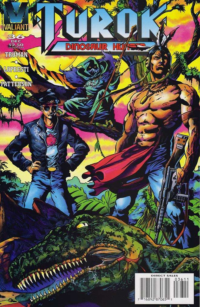 Turok, Dinosaur Hunter #36, Comic Book, Back Issue, buy comic books online, order comics online, marvel comics, sell comic books, online, comic websites, comic store,  vintige comic books, comic book store guelph, comic book store, comic book store near me, Long Box Silver's Comic Book Store