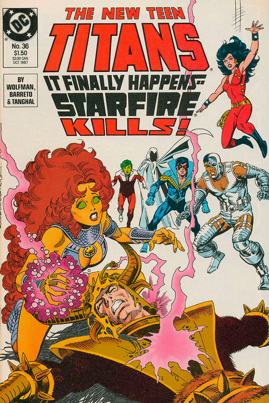 New Teen Titans, The (2nd Series) #36 (VF-NM), Comic Book, Back Issue, buy comic books online, online comic book store canada, sell comic books, online, comic websites, comic store,  vintige comic books, comic book store guelph, comic book store, comic book store near me, Long Box Silver's Comics 