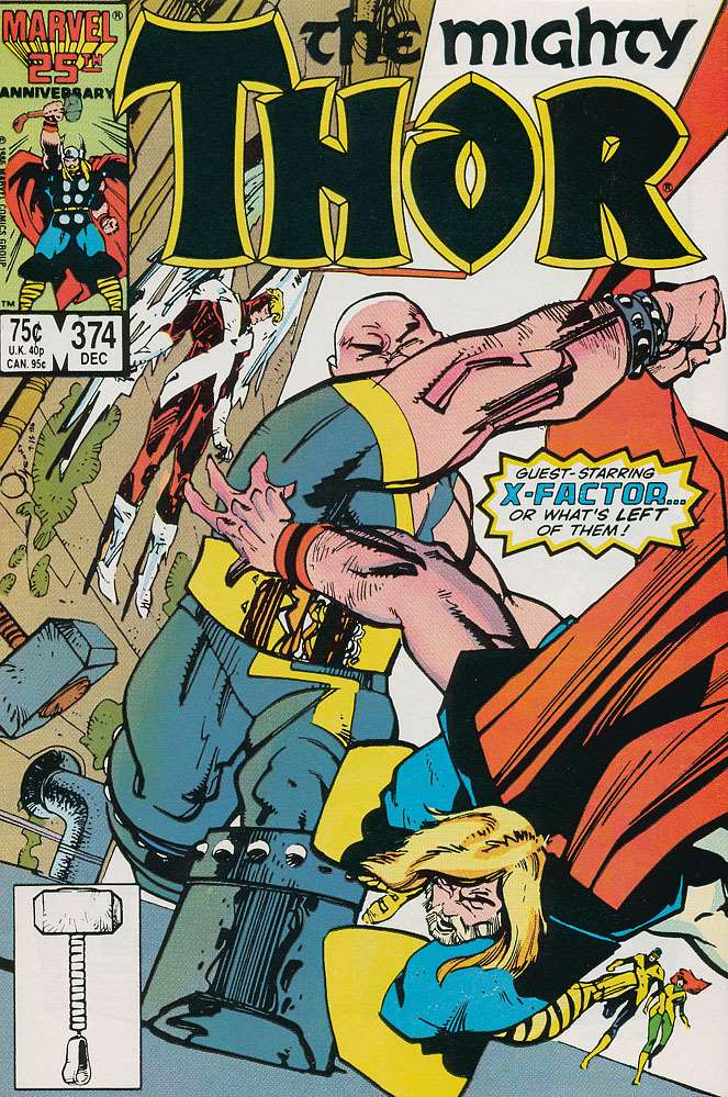 The Mighty Thor (Newsstand)(VG) #374/NS, Comic Book, Back Issue, buy comic books online, order comics online, marvel comics, sell comic books, online, comic websites, comic store,  vintige comic books, comic book store guelph, comic book store, comic book store near me, Long Box Silver's Comic Book Store
