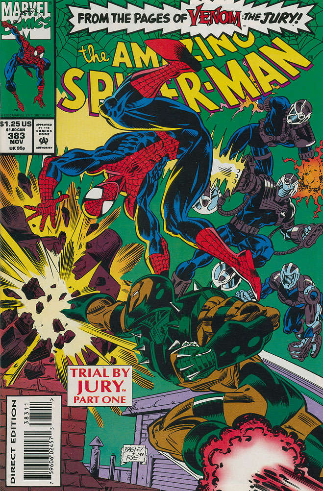 Amazing Spider-Man, The #383 (VF-NM), Comic Book, buy comic books online, online comic book store canada, sell comic books, online, comic websites, comic store,  vintige comic books, comic book store guelph, comic book store,  Long Box Silver's Comics 