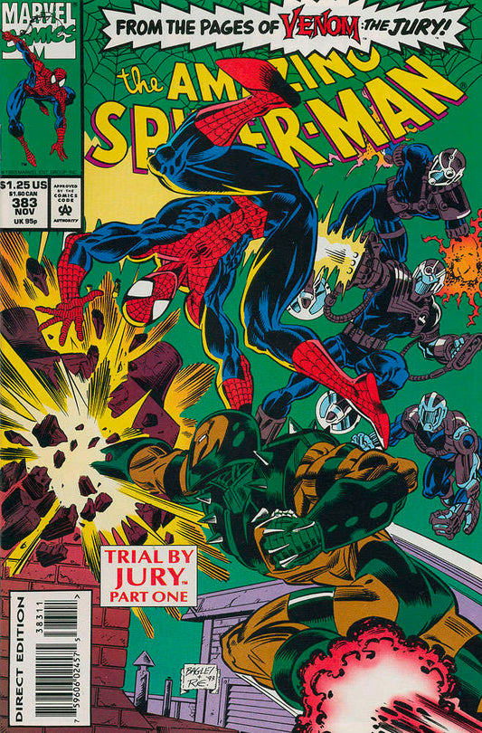 Amazing Spider-Man, The #383 (VF-NM), Comic Book, buy comic books online, online comic book store canada, sell comic books, online, comic websites, comic store,  vintige comic books, comic book store guelph, comic book store,  Long Box Silver's Comics 